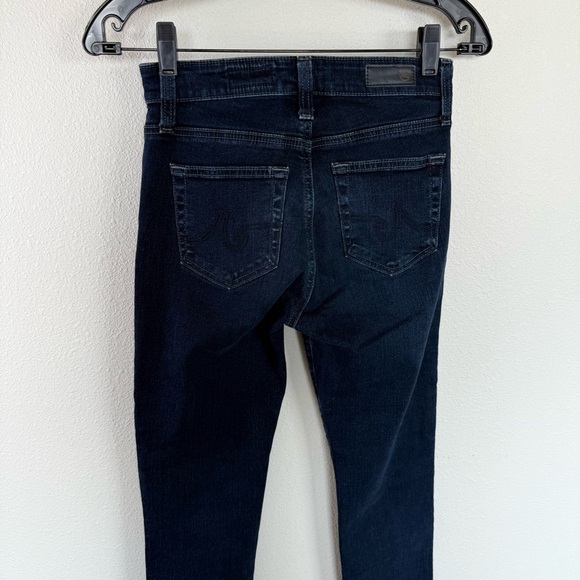AG Mari Slim Straight Leg Jeans Plaza Denim Dark Blue Casual Women’s Size 24 - Picture 10 of 14